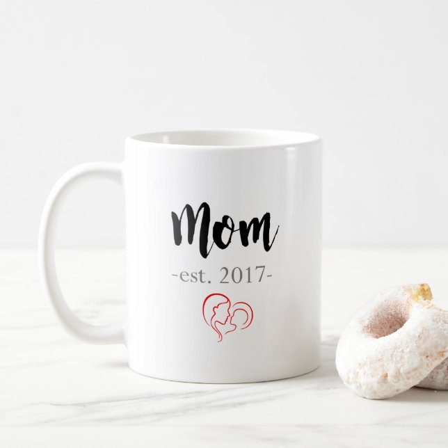 Est de maman. 2017 tasse de café - nouveau cadeau (Avec donut)