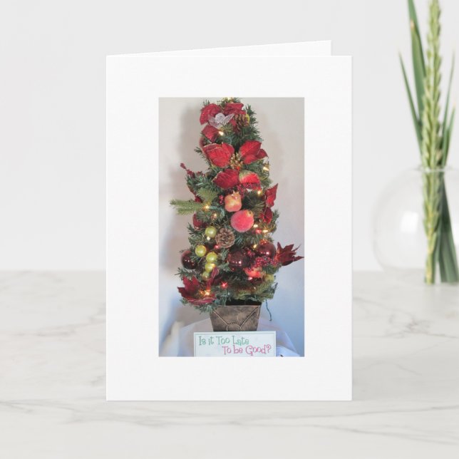 Est-il trop en retard pour être bon ? Carte de (Devant)