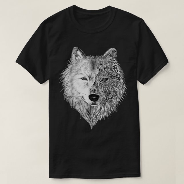 est mon T-shirt loup (Design devant)
