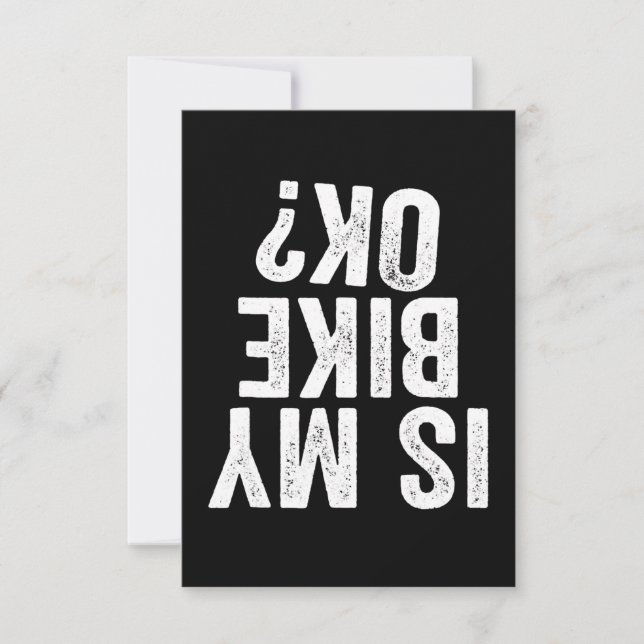 Est Mon Vélo Ok Drôle Cadeau Pour Les Vélos (Devant)