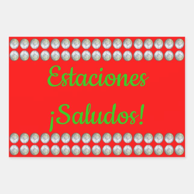 Estaciones ¡Saludos ! Pack papier Tres (Devant)