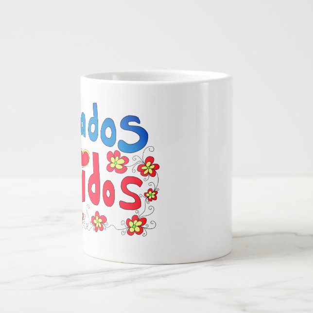 estados unidos latte mug (Devant)