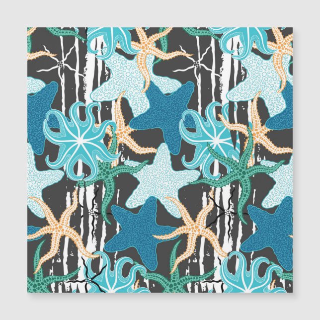 Estarfish Vintage : Arrière - plan à rayures foncé (Devant)