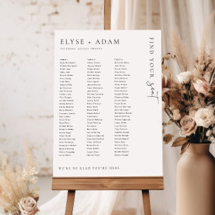 Estelle Minimal 3 Banquet Poster de table