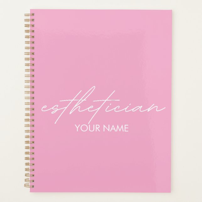 Esthetician Notebook - Personalized Gift (Devant)