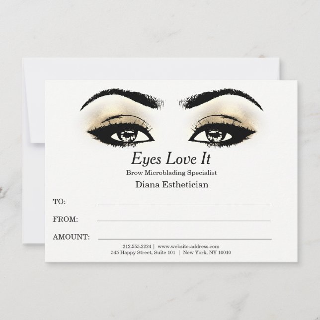 Esthéticienne Cils Beauté Maquillage Certificat Ca (Devant)