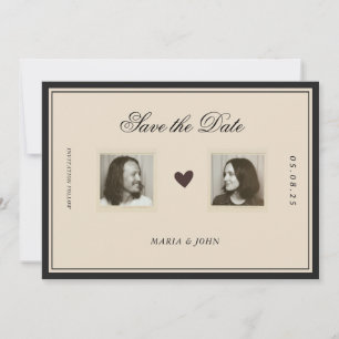 Esthétique Classique Vintage Sauvegarder la Date