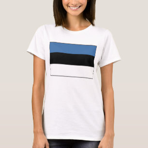 Estonie Drapeau x Carte T-shirt