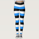 Estonie leggings estonie couleurs leggings<br><div class="desc">Eesti / Estonie Drapeau colorant les femmes sur les leggings imprimés. Style scandinave a conçu des leggings féminins avec des rayures audacieuses. Des leggings de qualité avec toute l'impression du drapeau estonien. L'un de nos nombreux souvenirs scandinaves. Visitez notre boutique de style scandinave pour voir tous nos produits du drapeau...</div>
