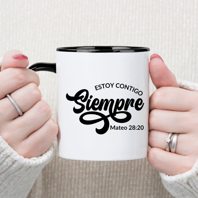 Estoy Contigo Siempre Espagne Christian Coffee Mug (Créateur téléchargé)
