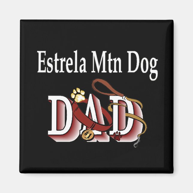 Estrela Mountain Dog DAD Magnet (Devant)