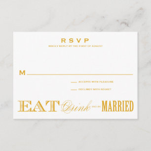 ET ÊTRE MARIÉ RSVP 3,5 x 5