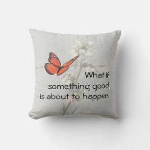 Et si quelque chose de bon Coussin Carré