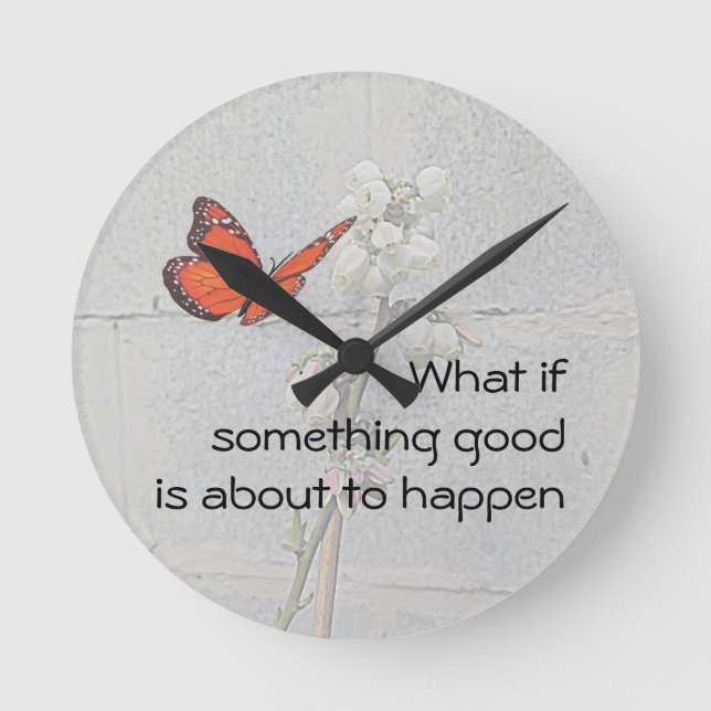 Et si quelque chose d'une bonne horloge ronde (Recto)