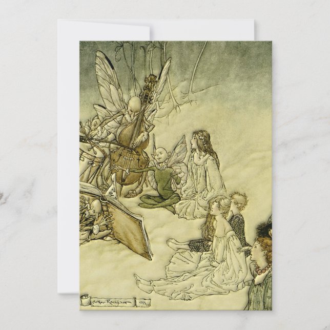 Et une chanson de fée - Arthur Rackham (Devant)