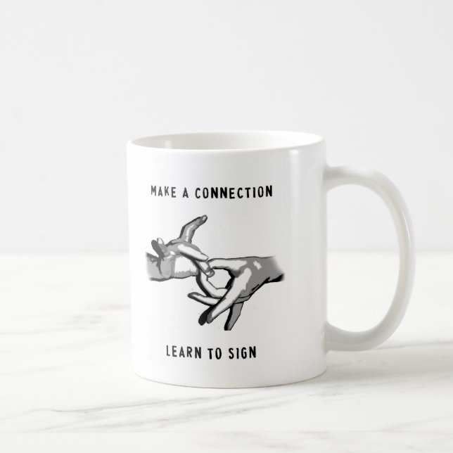 Établissez un rapport apprendre à signer la tasse (Droite)