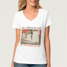 Étaler ma T-shirt Jambes