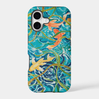 Étang bleu de Koi