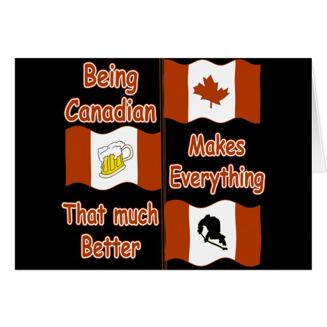 Étant canadien (Devant horizontal)