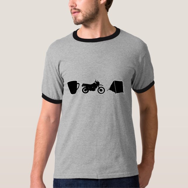 Étapes au bonheur - lumière du T-shirt des hommes (Devant)