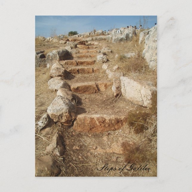 Étapes de la carte postale Galilée (Devant)