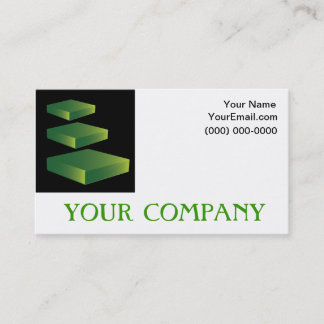 Étapes du logo Carte de visite simple