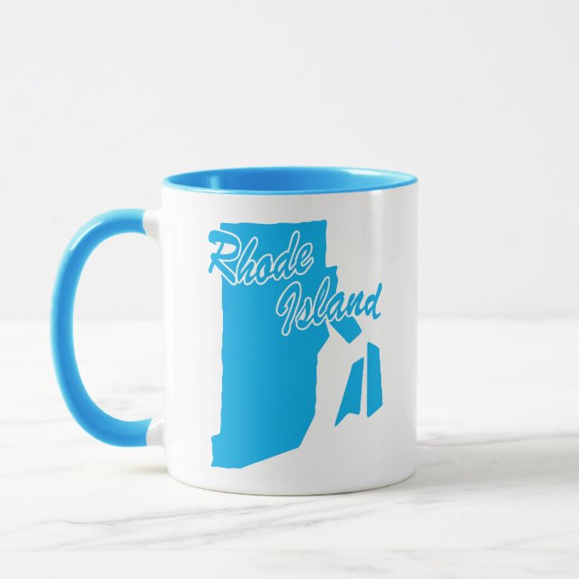 État De La Mug En Forme De Rhode Island (Gauche)
