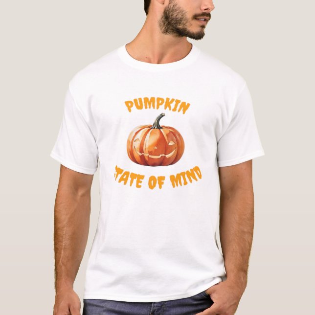 État d'esprit citrouille - T-Shirt oversize Hallow (Devant)