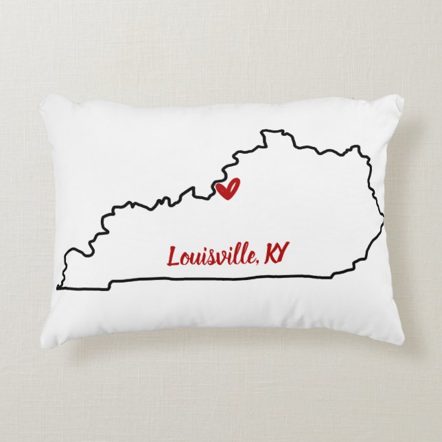 État du Kentucky avec Coussin d'acCENCE cardiaque (Devant)