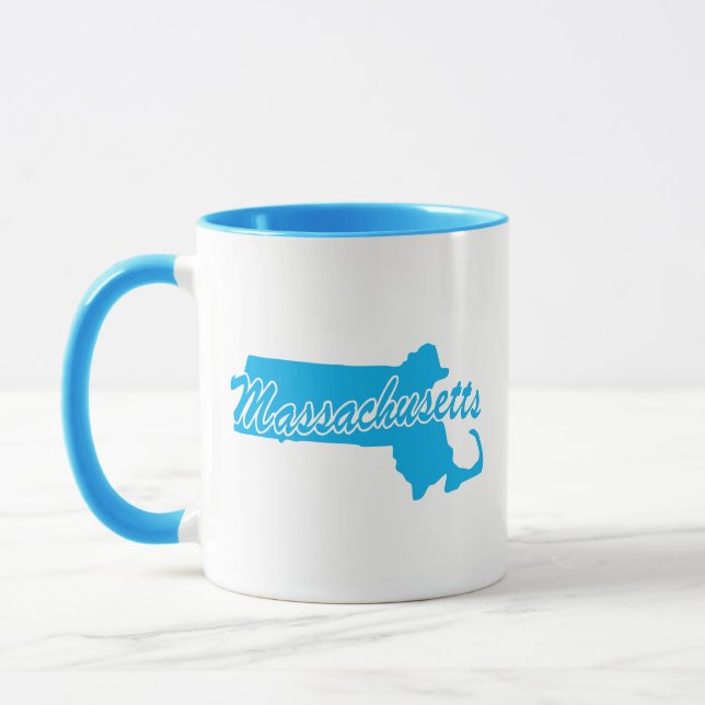 État Du Massachusetts Forme De Mug (Gauche)