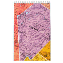 État Du Nevada Collection Calendrier Mur