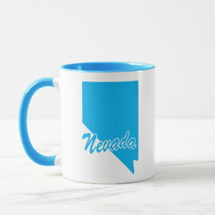 État Du Nevada En Forme De Mug