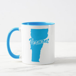 État Du Vermont En Forme De Mug