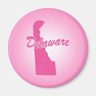 État rose Delaware Magnet