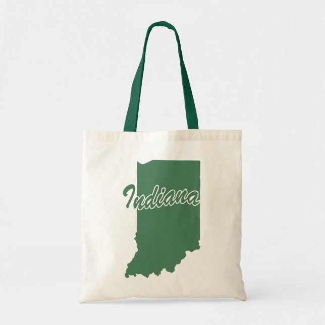 État Vert De Forêt De L'Indiana Sac fourre-tout De (Devant)