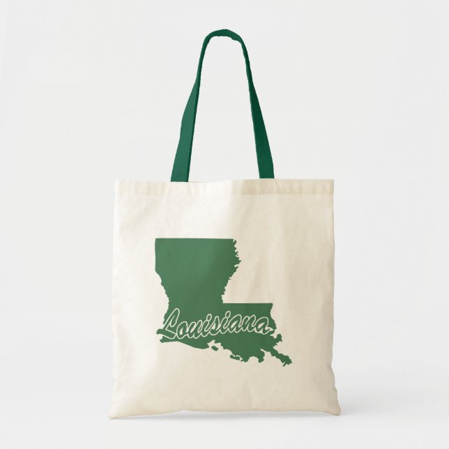 État Vert De Forêt Louisiane Sac fourre-tout De Fo (Devant)