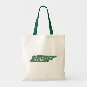 État Vert Forêt Du Tennessee Sac fourre-tout Forme