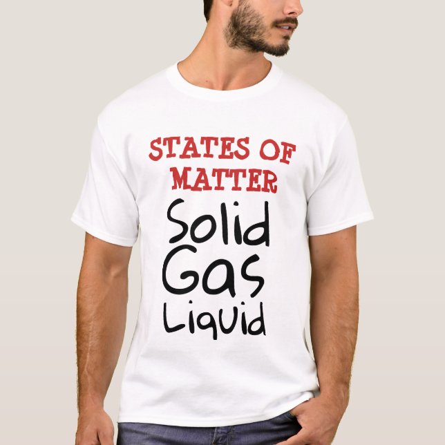ÉTATS DE LA MATIÈRE, t-shirt scolaire (Devant)