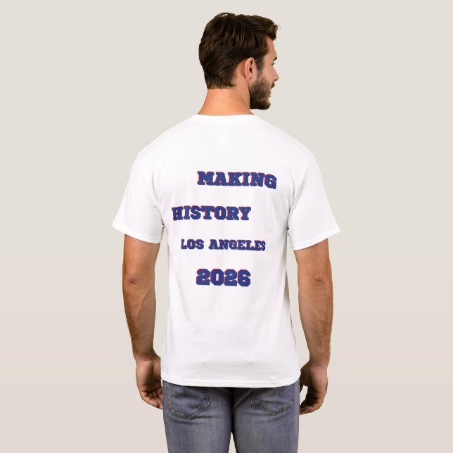 ÉTATS-UNIS 2026 : LA T-Shirt Double Face "Making H (Dos entier)