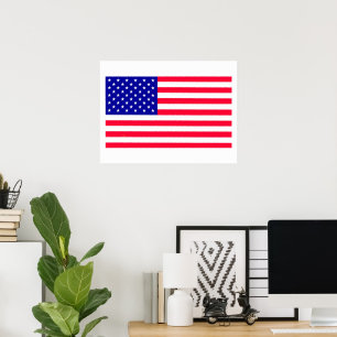 Etats-Unis Américain Drapeau Valeur Affiches Papie