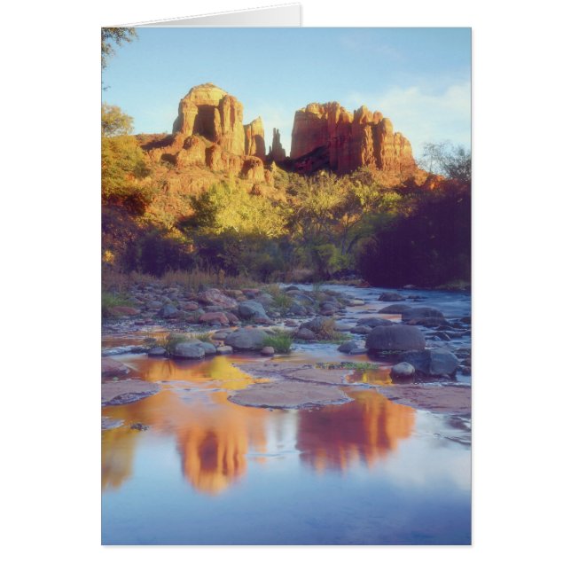 États-Unis, Arizona, Sedona. Cathedral Rock se ref (Devant)