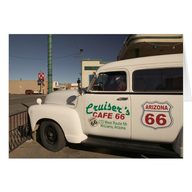 États-Unis, Arizona, Williams : Cruisers Cafe 66 O (Devant horizontal)