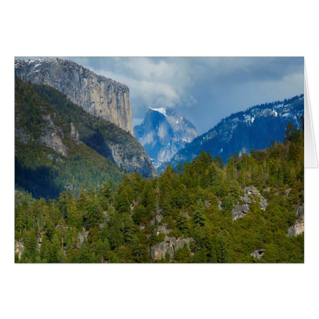 États-Unis, Californie. Vue de Half Dome dans Yose (Devant horizontal)