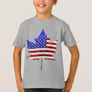 États-Unis Canada T-Shirts Canada États-Unis chemi