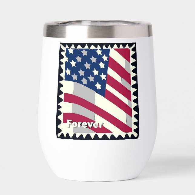 ÉTATS-UNIS D'AMÉRIQUE DRAPEAU FOREVER STAMP (Arrière)