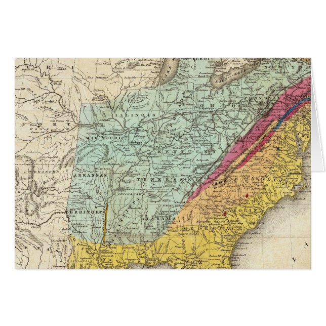 États-Unis d'Amérique du Nord (Devant horizontal)