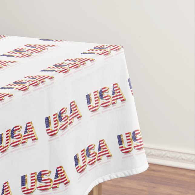 Etats-Unis Drapeau nappe (In Situ)
