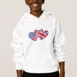 États-Unis et Royaume-Uni Coeurs du drapeau