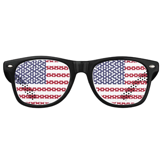 États-Unis États-Unis Drapeau américain Lunettes d (Devant)