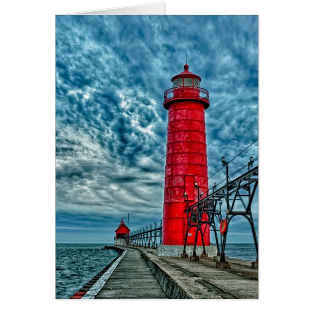 États-Unis, Grand Haven, Michigan, phare (Devant)